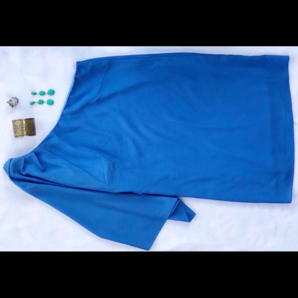 Blue One Shoulder Dress